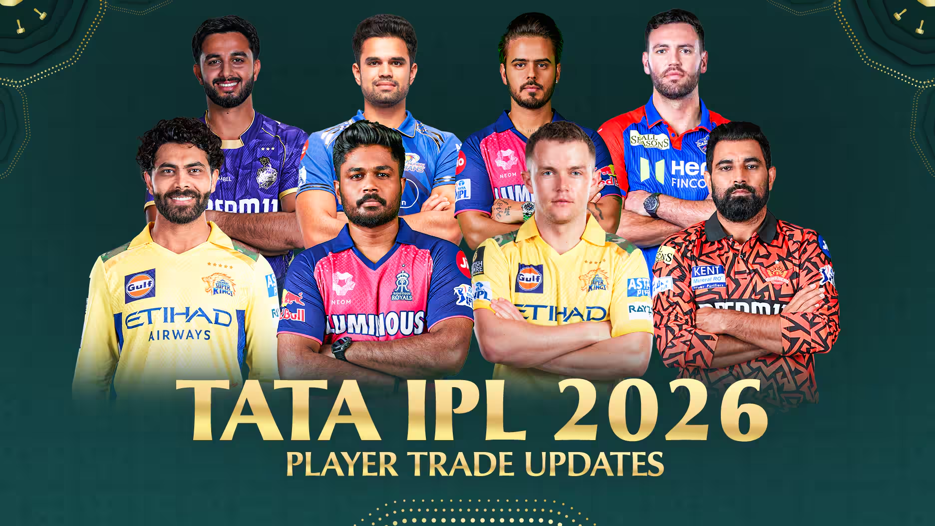 IPL 2026 all teams and captains - 91Sports
